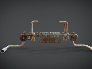 buster sonic with interior and detail machine hot rod mode 3D Model