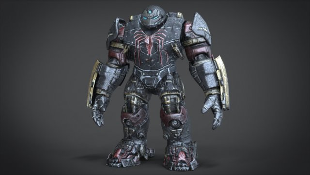 hulk venom buster Model 3D .c4d .max .obj .3ds .fbx .stl .blend 