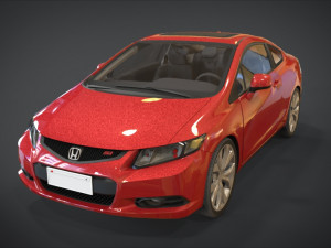 honda civic si 3D Model