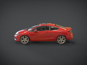 honda civic si 3D मॉडल