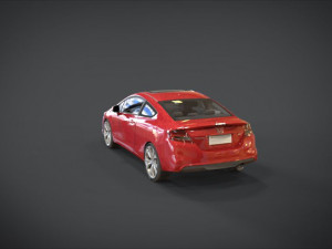 honda civic si 3D मॉडल