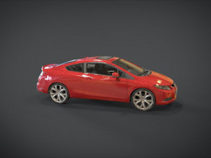 honda civic si 3D मॉडल