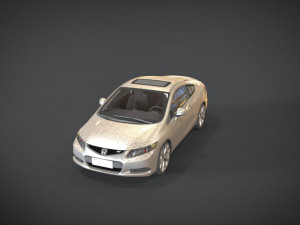 honda civic si 3D Модель