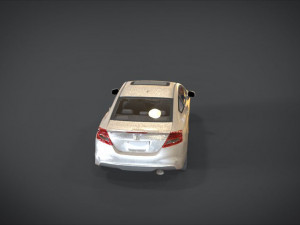 honda civic si 3D Модель