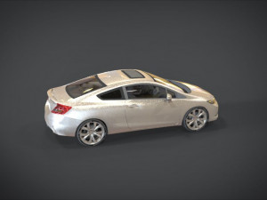 honda civic si 3D Модель