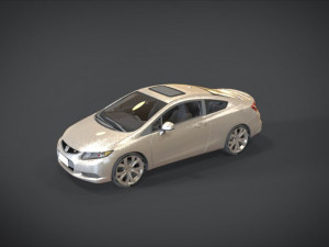 honda civic si 3D Модель