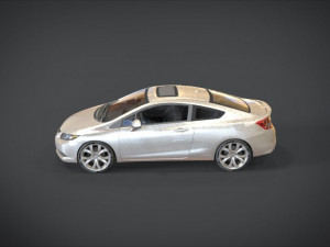 honda civic si 3D Модель