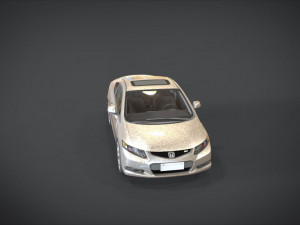 honda civic si 3D Модель