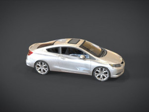 honda civic si 3D Модель