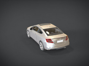 honda civic si 3D Модель