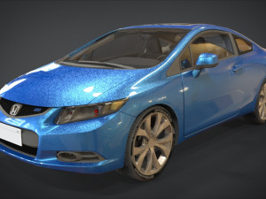 honda civic si 3D Model