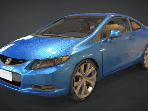 ホンダシビックsi 3Dモデル