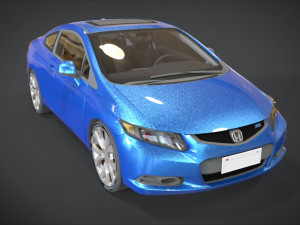 honda civic si Modelo 3D