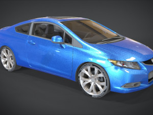 honda civic si Modelo 3D