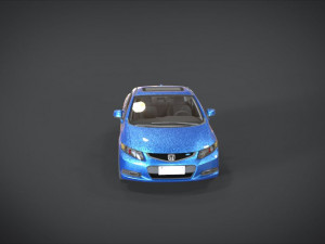 honda civic si Modelo 3D