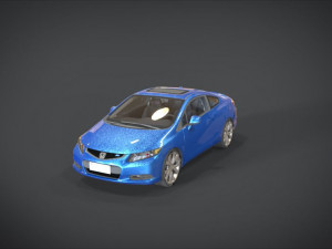 honda civic si Modelo 3D