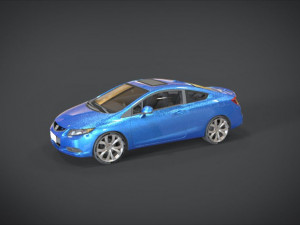 honda civic si Modelo 3D