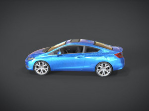 honda civic si Modelo 3D