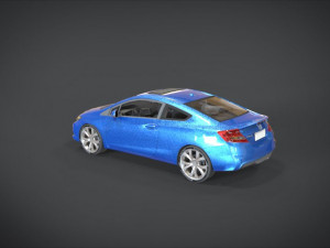 honda civic si Modelo 3D