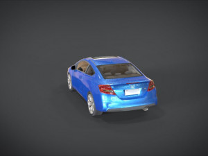 honda civic si Modelo 3D