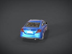 honda civic si Modelo 3D