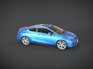honda civic si Modelo 3D