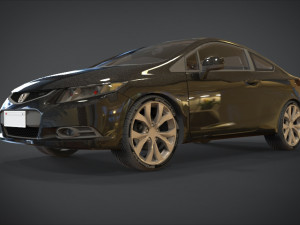 honda civic si Modelo 3D