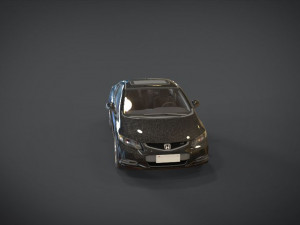 honda civic si Modelo 3D