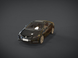 honda civic si Modelo 3D