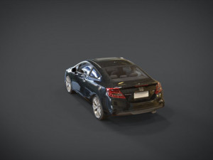 honda civic si Modelo 3D
