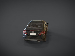 honda civic si Modelo 3D
