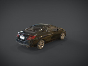 honda civic si Modelo 3D