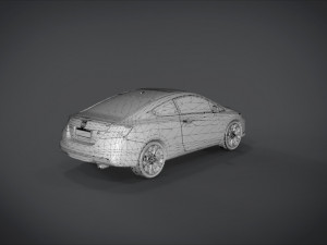 honda civic si Modelo 3D