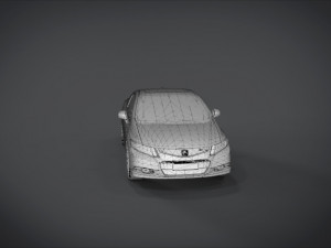 honda civic si Modelo 3D
