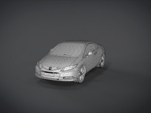 honda civic si Modelo 3D
