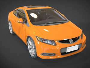 honda civic si 3D Model