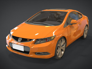 honda civic si 3D Model