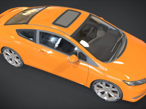honda civic si 3D Model
