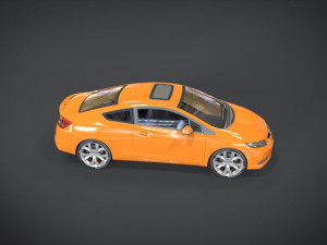 honda civic si 3D Model