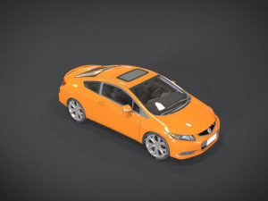 honda civic si 3D Model