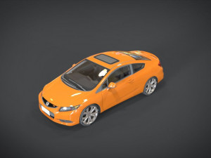 honda civic si 3D Model