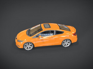 honda civic si 3D Model