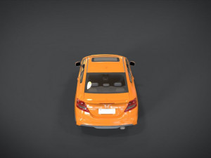 honda civic si 3D Model