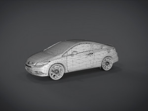 honda civic si 3D Model