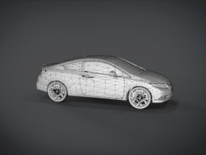 honda civic si 3D Model