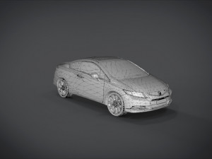 honda civic si 3D Model