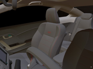 honda civic racing kit monster 3D Model