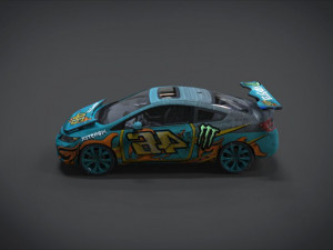honda civic racing kit monster 3D Model