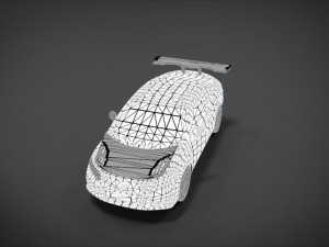 honda civic racing kit monster 3D Model