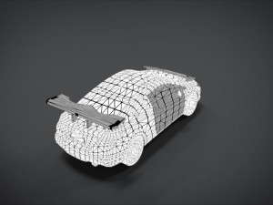 honda civic racing kit monster 3D Model